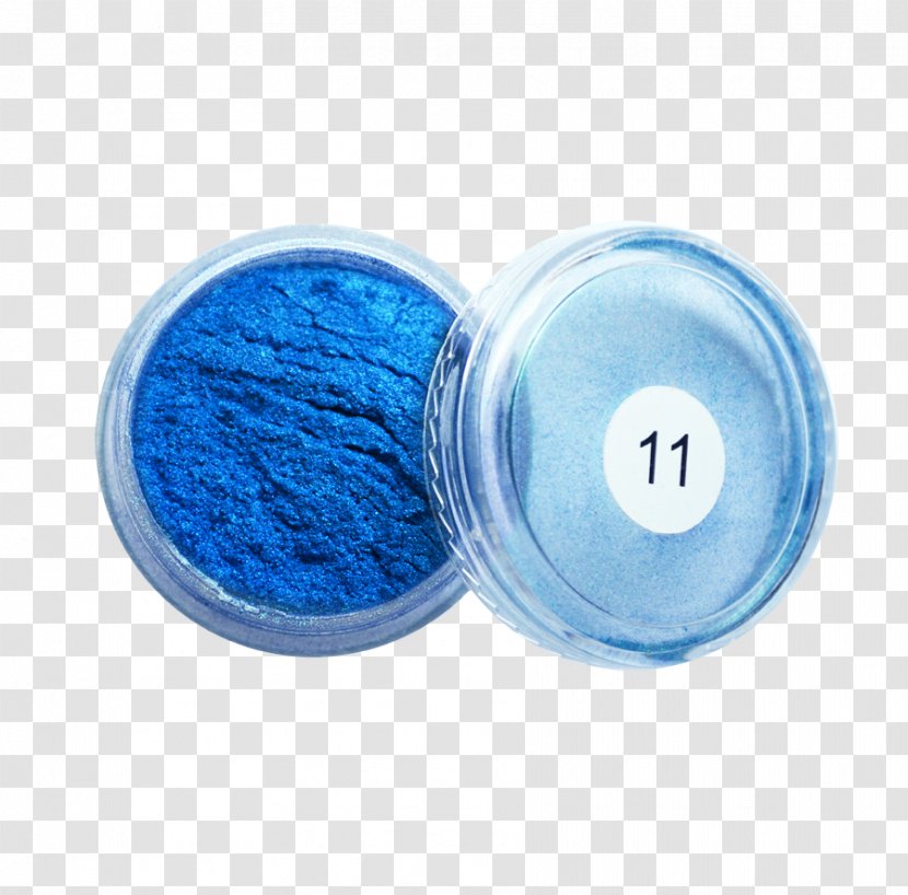 Cosmetics Pigment Face Powder Color - Electric Blue - Pigments Transparent PNG