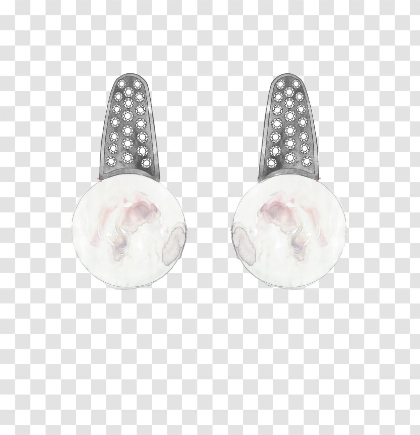 Earring Body Jewellery Cufflink Silver Transparent PNG