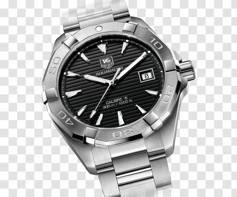 Automatic Watch TAG Heuer Aquaracer Clock - Strap - Jeremy Lin Transparent PNG