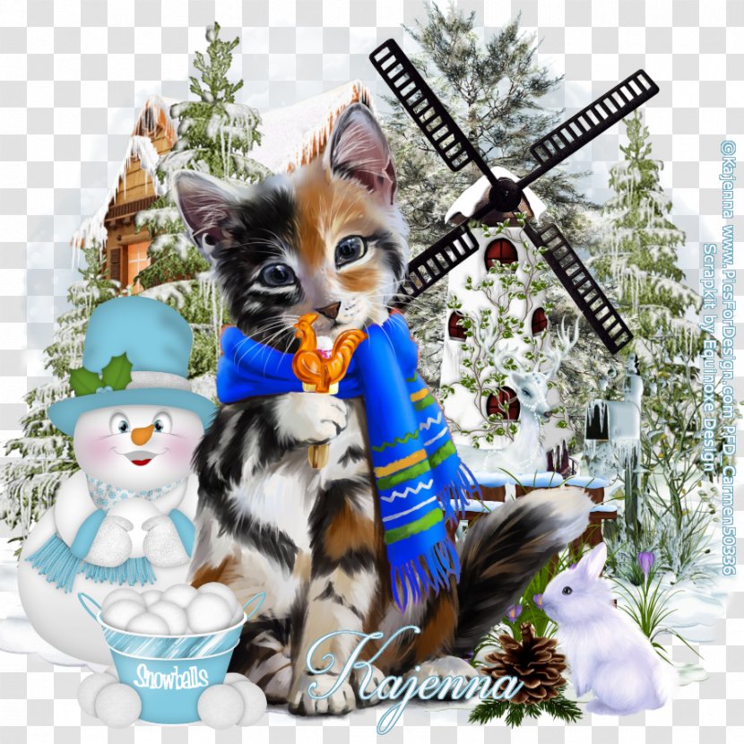Kitten Christmas Ornament Whiskers Transparent PNG