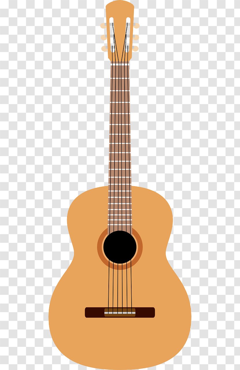 Acoustic Guitar Classical Musical Instruments - Watercolor - Bass Transparent PNG