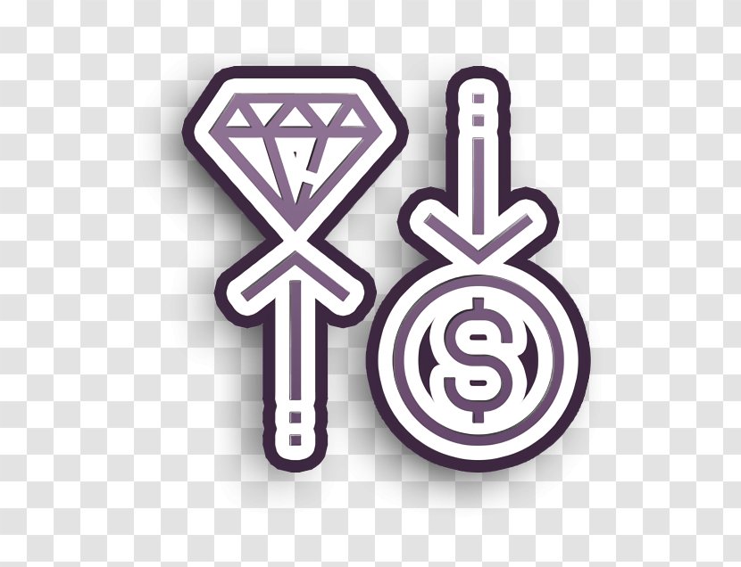Asset Icon Cash Diamond - Logo Symbol Transparent PNG