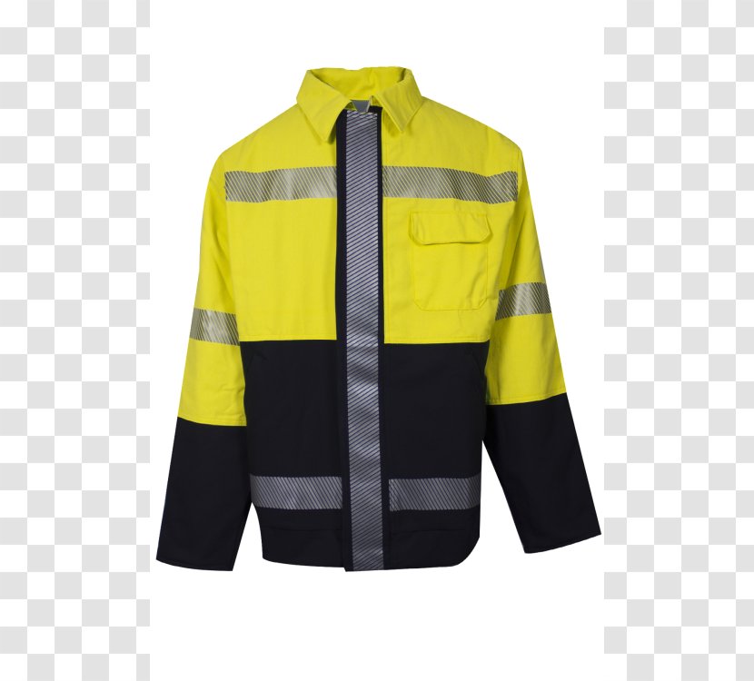 Sleeve Flight Jacket High-visibility Clothing - Shirt Transparent PNG