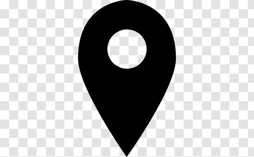Location Icon - Blackandwhite - Symbol Transparent PNG
