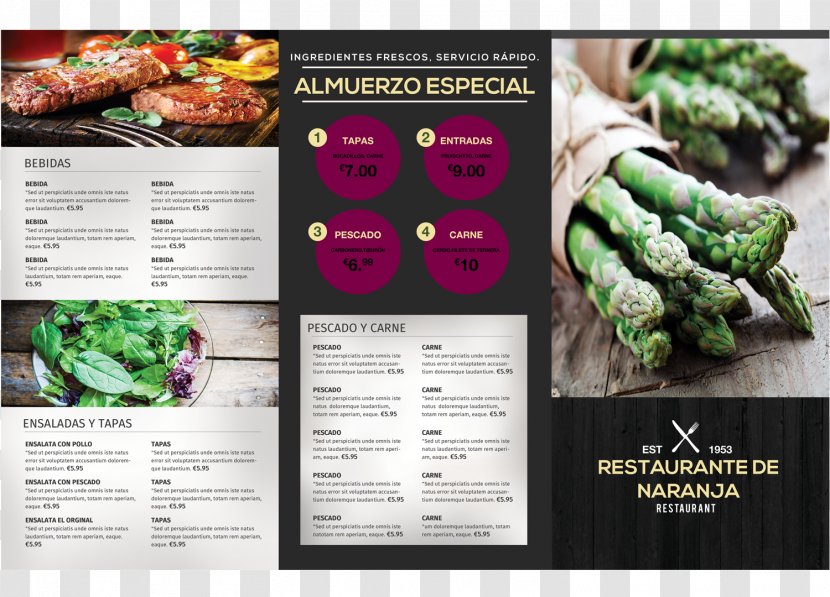 Menu RestauranteYa Reflex Leaf Vegetable - Los Menús De Restaurante Transparent PNG