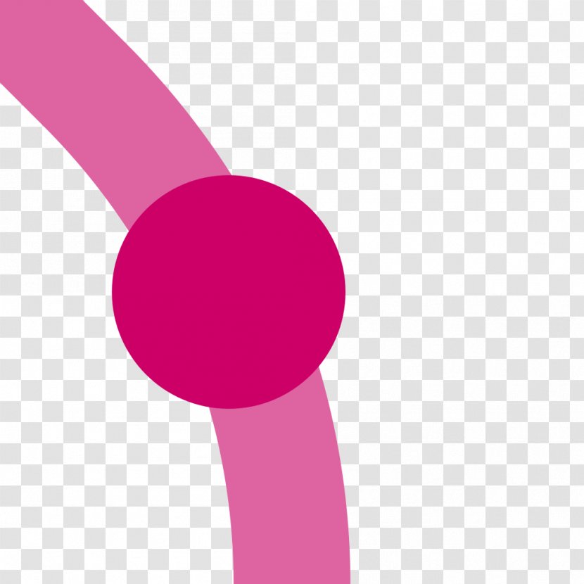 Pink M - Magenta - Design Transparent PNG