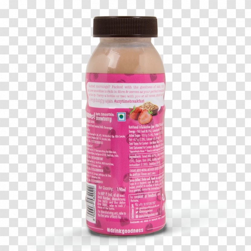 Product Flavor - Strawberry Smoothie Transparent PNG