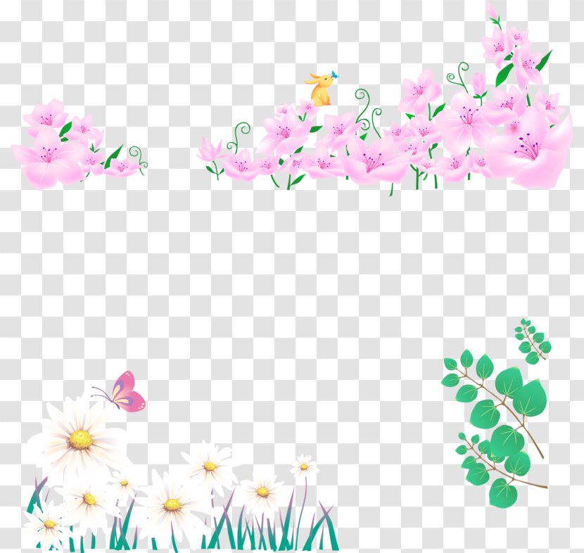 Floral Design Vector Graphics Desktop Wallpaper Illustration - Decoration Cartoon Clipart Transparent PNG