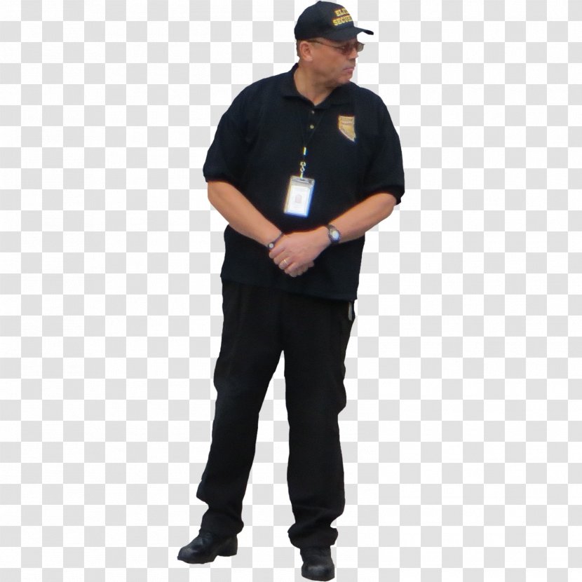 Security Guard Police Officer Uniform - T Shirt Transparent PNG