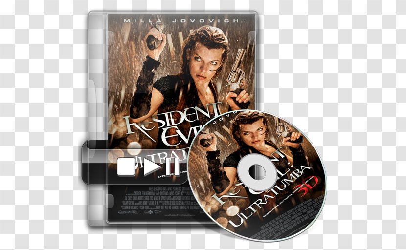 Resident Evil 4 Film Poster - Milla Jovovich Transparent PNG