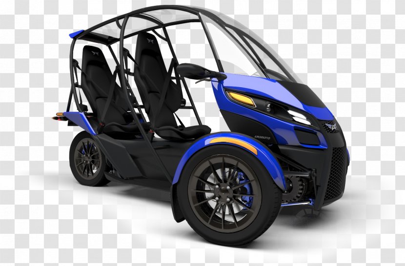 Arcimoto Electric Vehicle Eugene Car Three-wheeler - Mode Of Transport - Ride Vehicles Transparent PNG