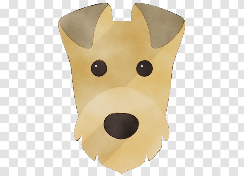 Snout Dog Beige Terrier Airedale - Toy Fawn Transparent PNG