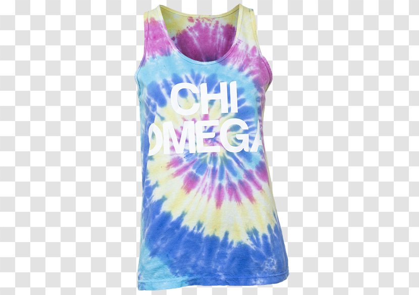 T-shirt Sleeveless Shirt Outerwear Dress - Tshirt - TIE DYE Transparent PNG