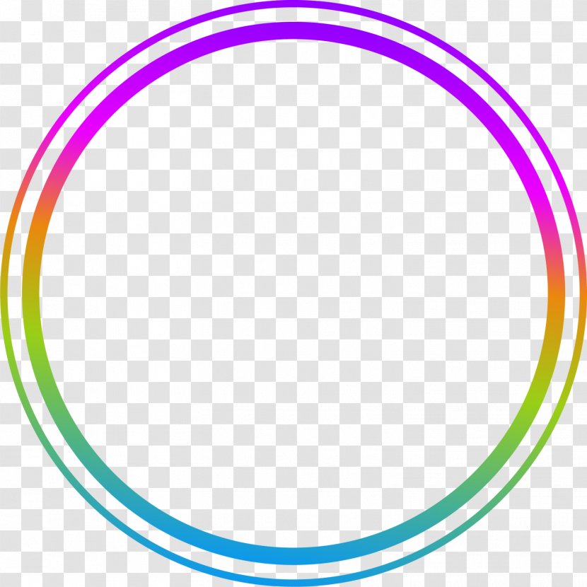 Hand Painted Colorful Circle Ring - Flower - Frame Transparent PNG