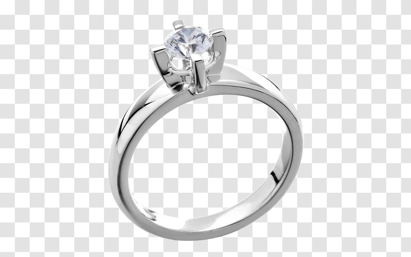 Silver Wedding Ring Body Jewellery Transparent PNG