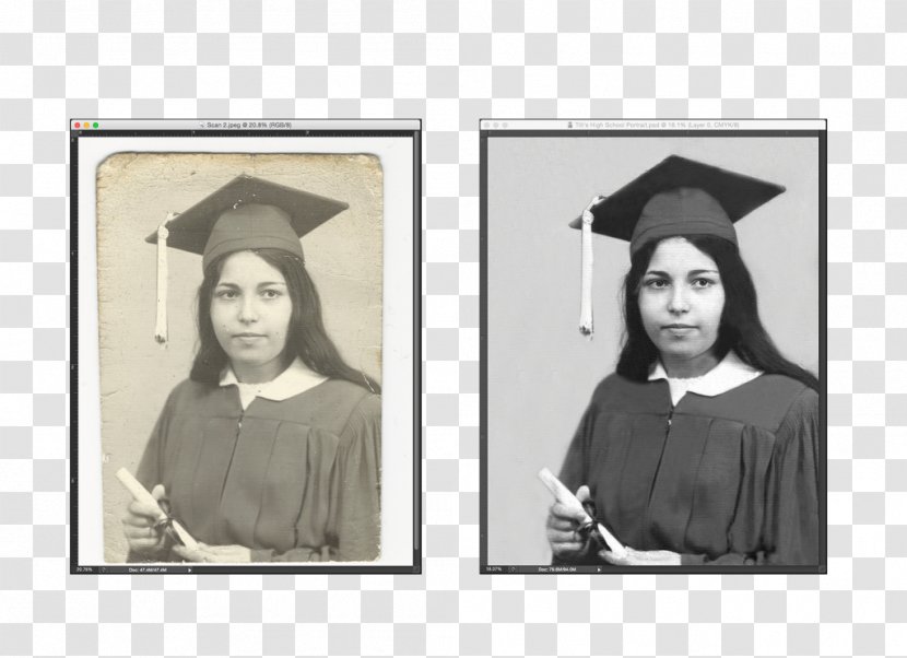 Image Restoration Digital Photograph Picture Frames - Academician Transparent PNG