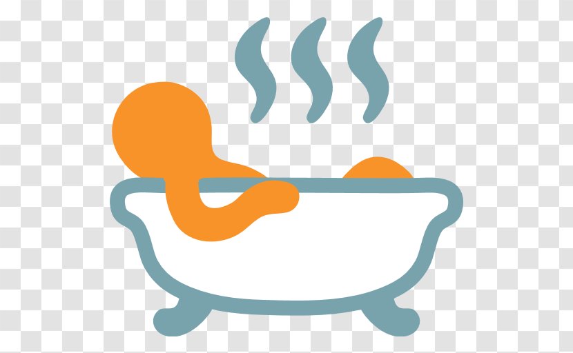 Emoji Bathtub Bathing Clip Art - Shower Transparent PNG