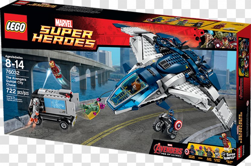 Lego Marvel Super Heroes Iron Man War Machine Ultron LEGO 76032 The Avengers Quinjet City Chase Transparent PNG