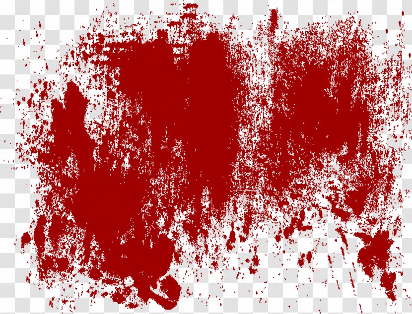 Texture Grunge Paint - A Large Area Of Blood Background Transparent PNG