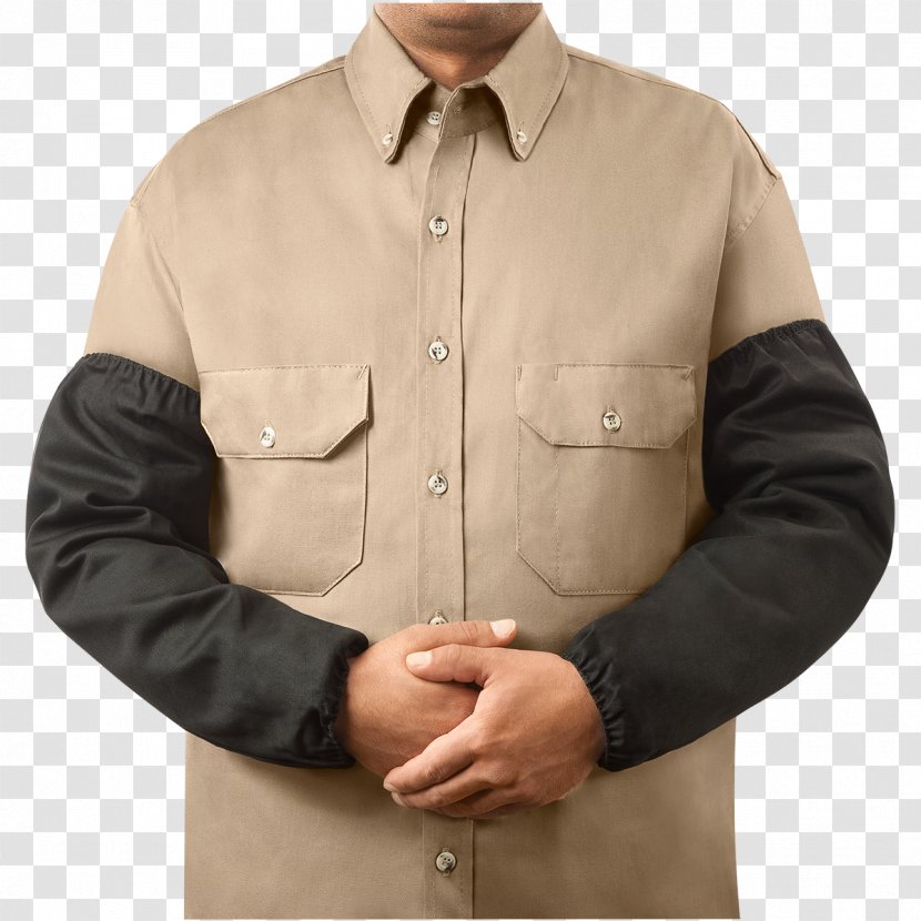 Flame Retardant Sleeve Welding Dress Shirt Glove Transparent PNG