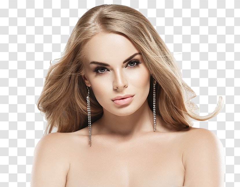 Blond Brown Hair Coloring - Woman Transparent PNG