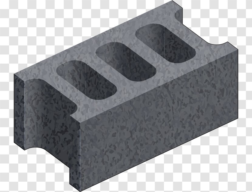 Brick Concrete Masonry Unit Clip Art - Hollow Vector Transparent PNG