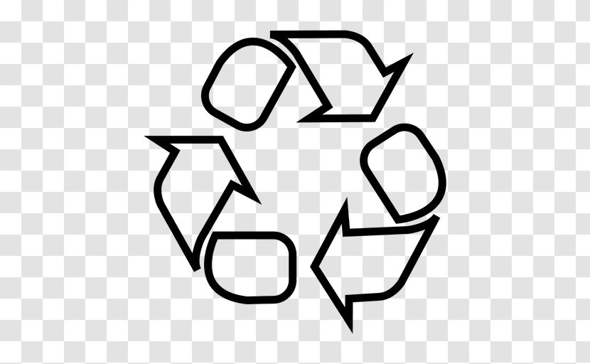 Paper Recycling Symbol Label Sticker - People-symbol Transparent PNG