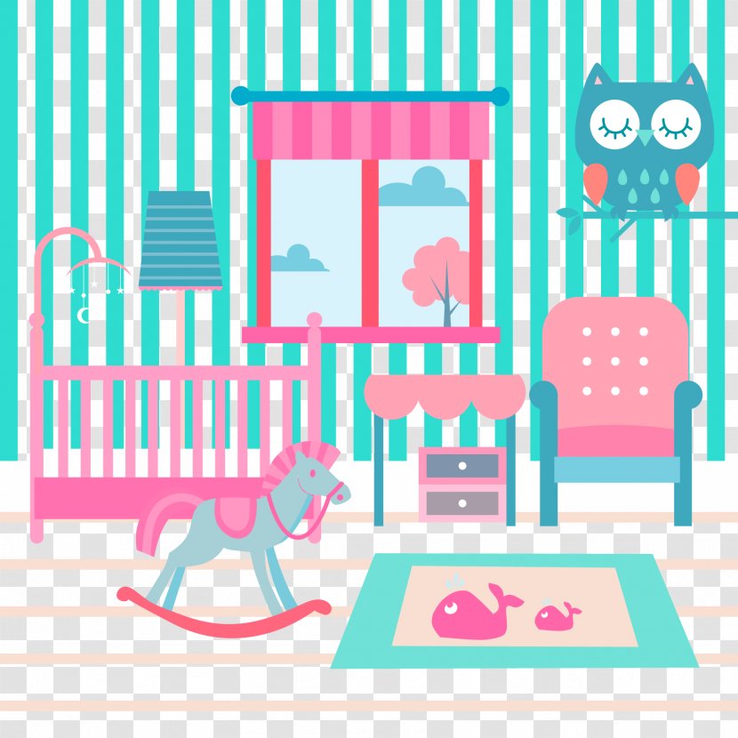 Furniture Infant Bed Combo Crush Room Pink - Text - Vector Baby Transparent PNG