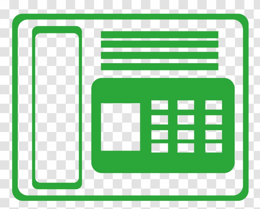 Telephony Telephone Green Handset - Brand - Phone Transparent PNG