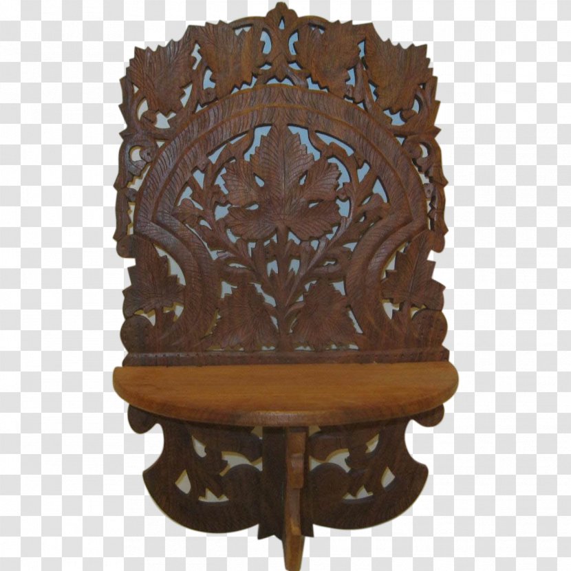 Shelf Wood Carving Bracket Furniture Antique - Brown - Carved Exquisite Transparent PNG