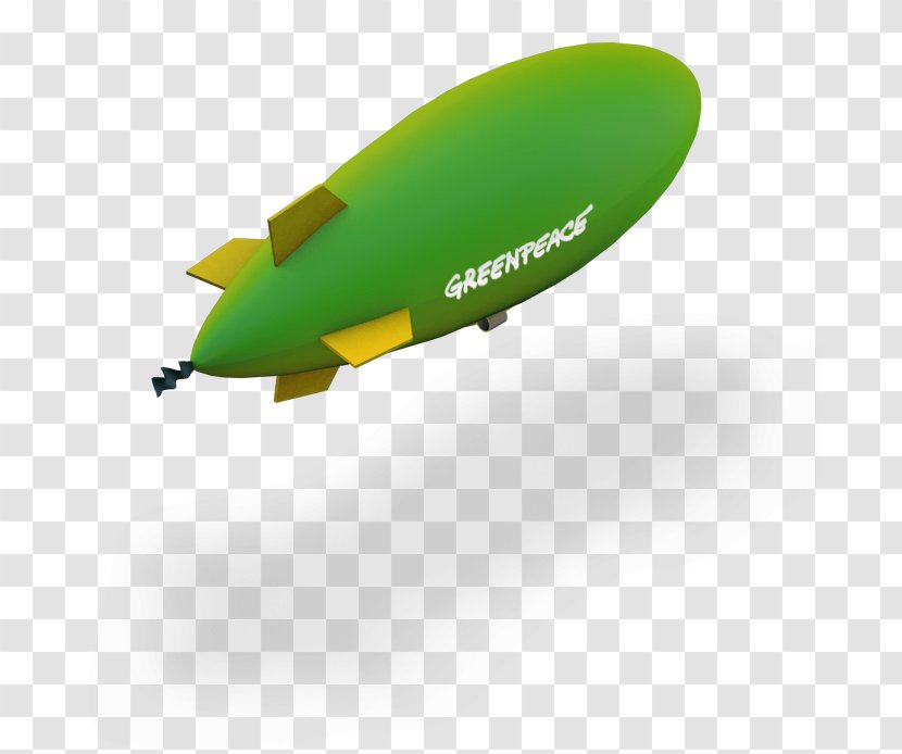 Zeppelin Blimp - Green - Design Transparent PNG