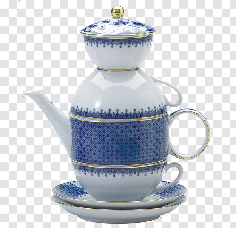 Jug Saucer Mottahedeh & Company Teacup Mug - Teapot - Dishes Set Transparent PNG