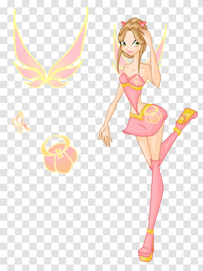 Legendary Creature Doll Art Fairy - Flower - Wings Transparent PNG