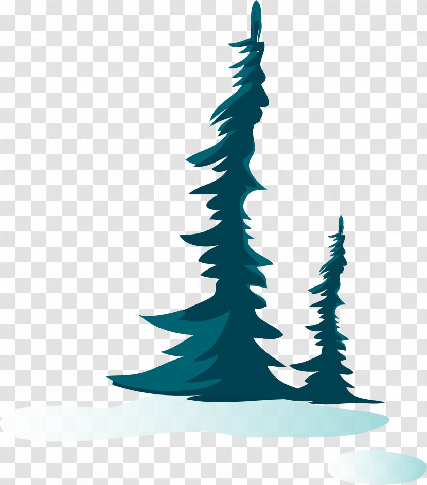 Watercolor Painting - Christmas Tree - Green Simple Trees Transparent PNG