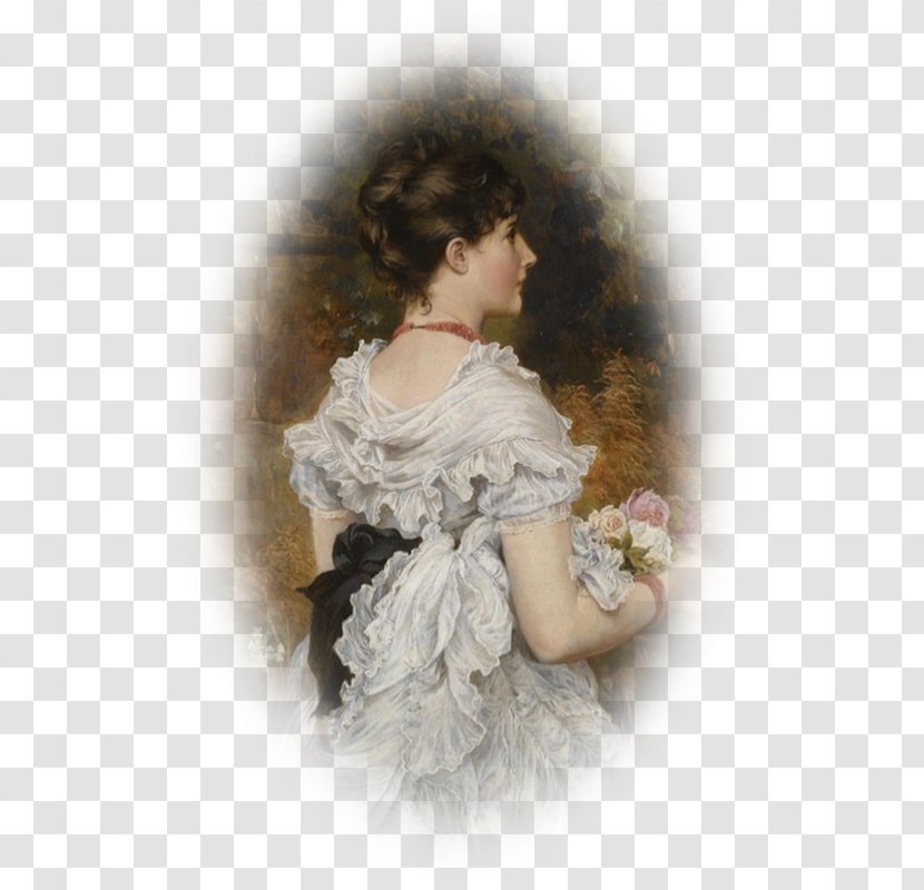 British Shorthair Victorian Era Woman Portrait - Tree - Amour Transparent PNG