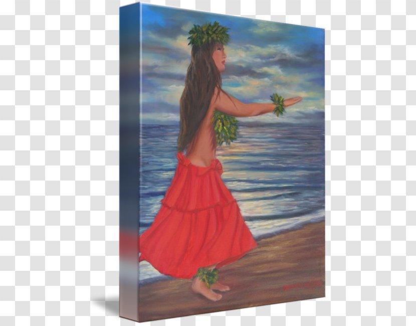Oil Painting Reproduction Dance Fine Art Hula - Canvas Transparent PNG