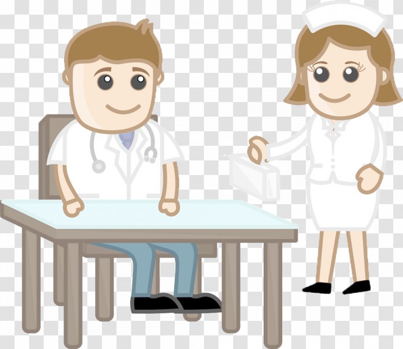 Nursing Physician Cartoon Medicine - Clinic - Doctors And Nurses Transparent PNG