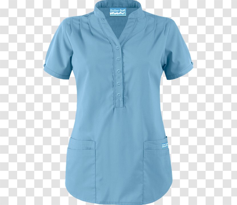Blouse Scrubs Uniform Nursing Nurse - Dress Transparent PNG