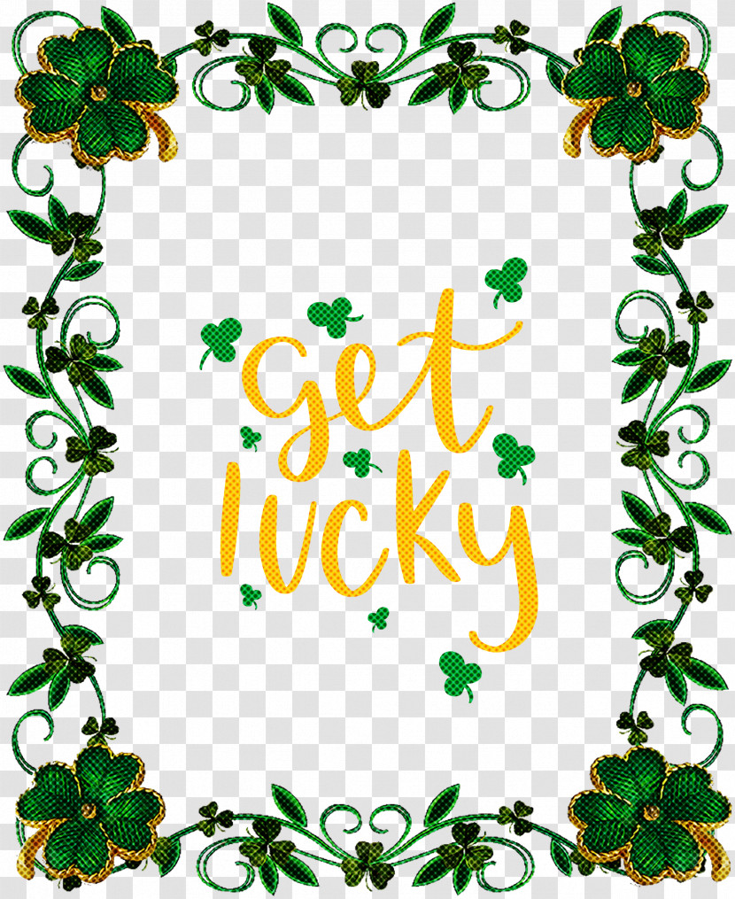 Get Lucky Saint Patrick Patricks Day Transparent PNG