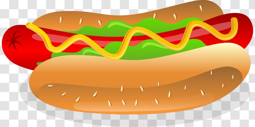 Hot Dog Sausage Hamburger Toast - Vector Material Transparent PNG