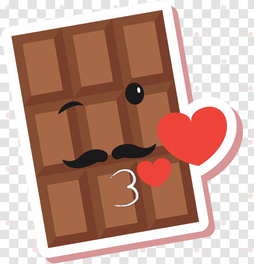 Chocolate Font - Heart Transparent PNG