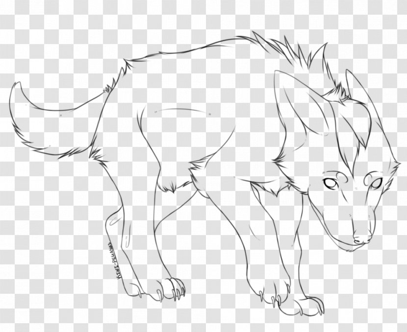 Dog Line Art Puppy Drawing Whiskers - Tail - Pegasus Outline Transparent PNG