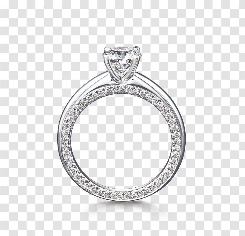 Engagement Ring Jewellery Diamond Carat - LOVE CIRCLE Transparent PNG