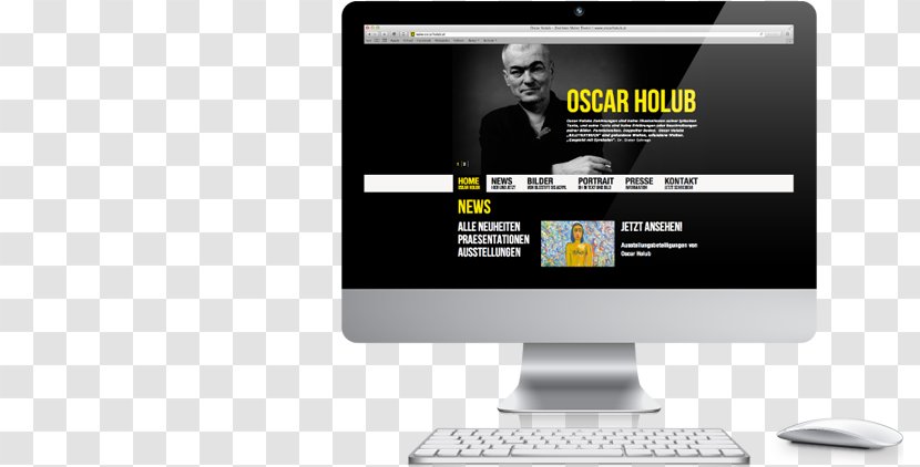 Brand Display Advertising Device - Website Mock Up Transparent PNG
