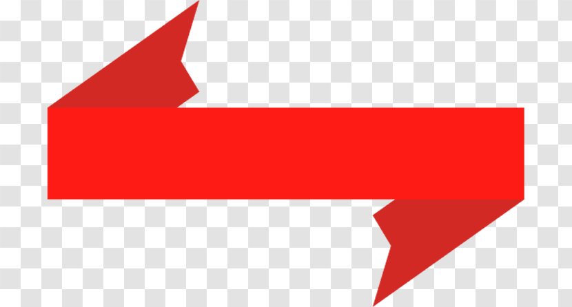 Arrow - Triangle - Carmine Red Flag Transparent PNG