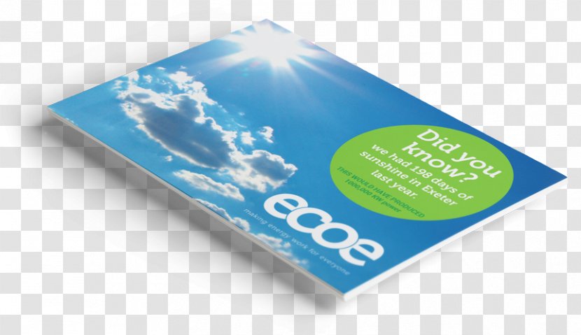 Brand Font - Green Energy Flyer Transparent PNG