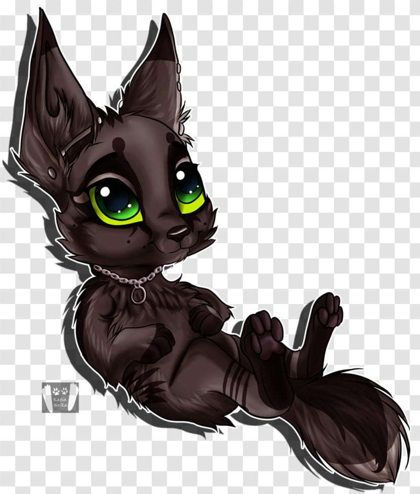 Black Cat Kitten Whiskers - Mammal Transparent PNG