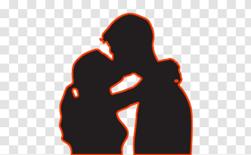 Silhouette Kiss Clip Art Image Royalty-free Transparent PNG