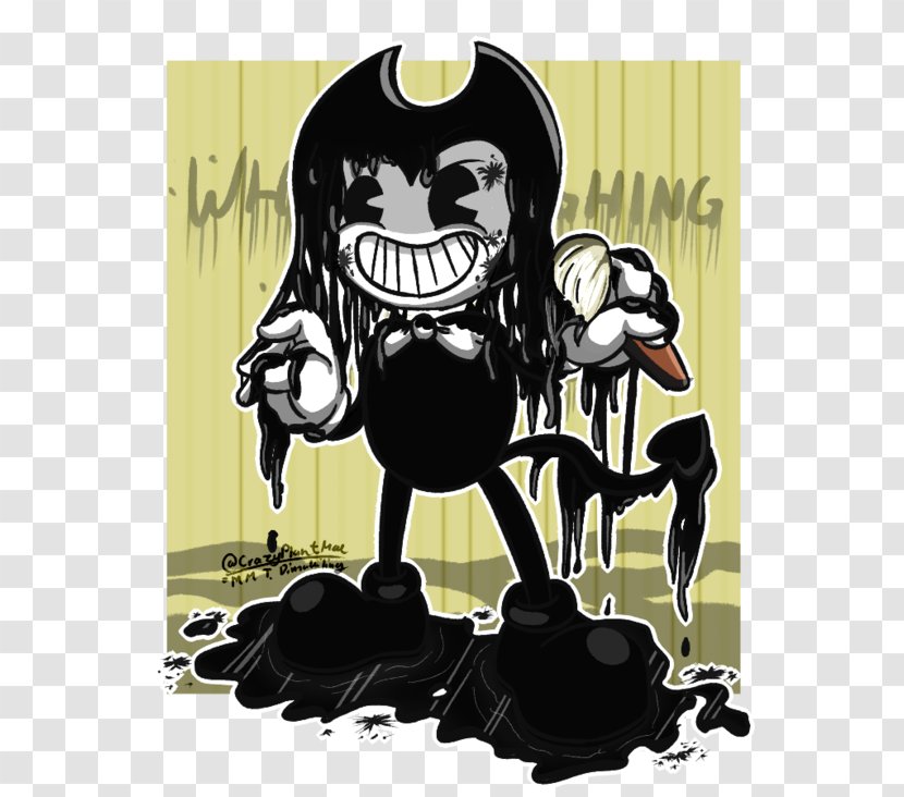 Bendy And The Ink Machine Drawing DeviantArt Fan Art - Deviantart - Who's Laughing Now Transparent PNG