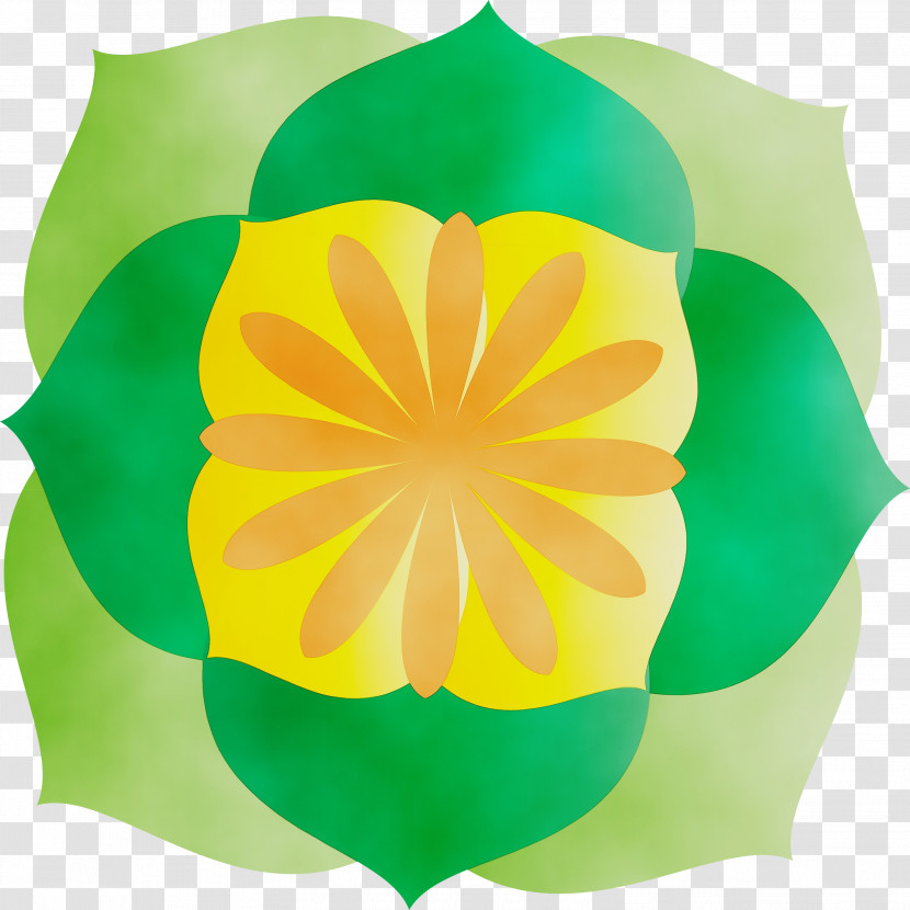 Petal Green Symmetry Flower Plants Transparent PNG